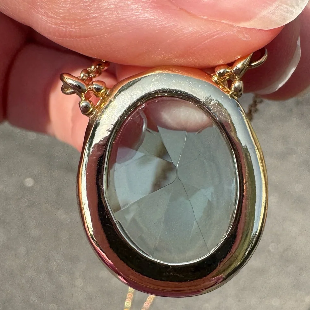 MONET Glass Pendant Necklace